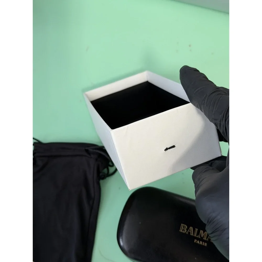 Balmain Paris Eyewear Case‎ & Pouch Set Hard Case Sunglasses Accessory